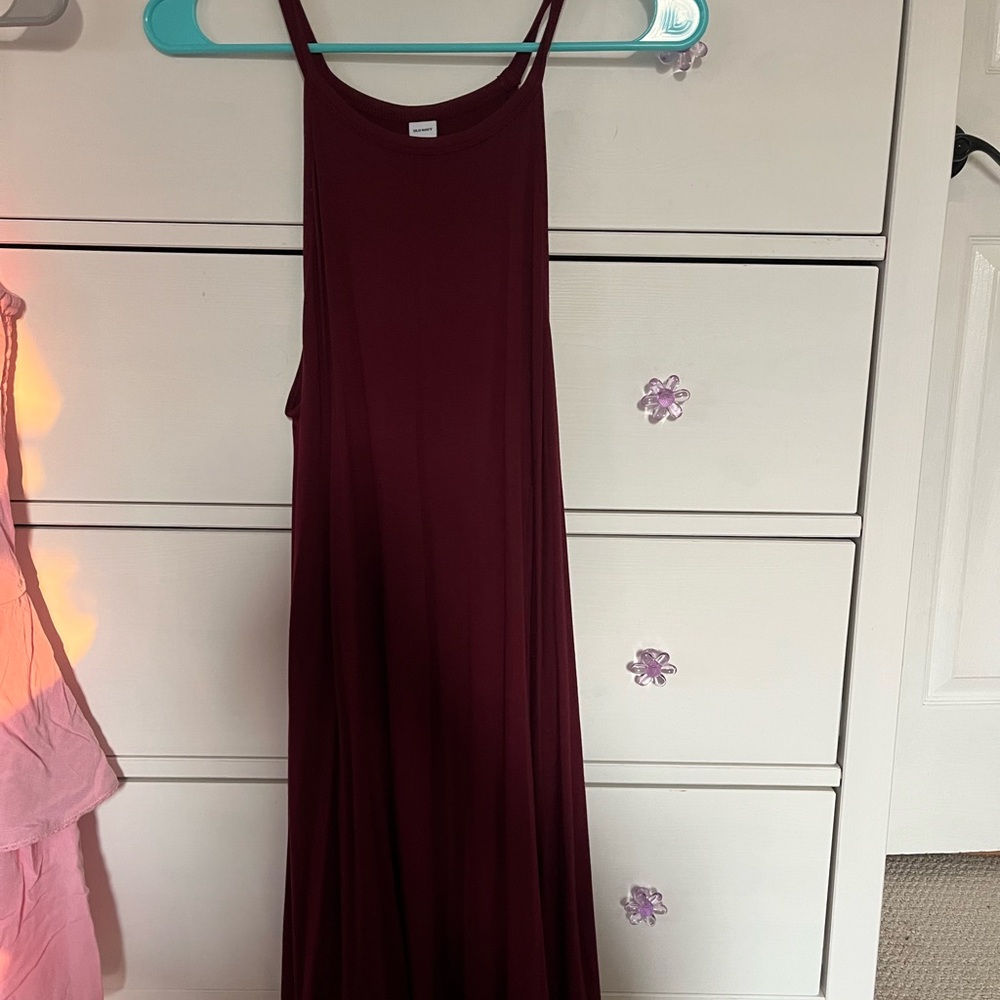 Old Navy Burgundy Mini Dress